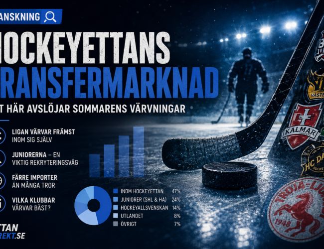 GRANSKNING: Så har Hockeyettans klubbar värvat sedan 1 juni – 29 juli