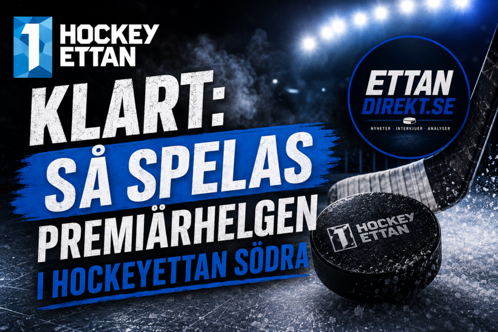 KLART:  Så spelas premiärhelgen i Hockeyettan Södra