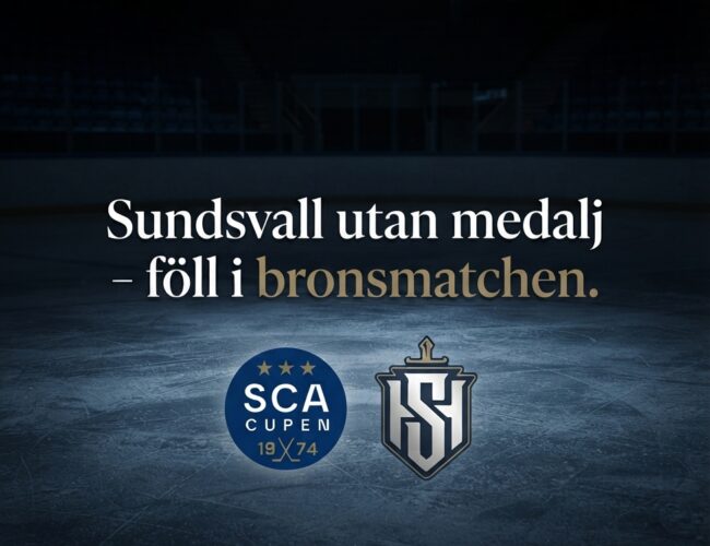 Sundsvall utan medalj – föll i bronsmatchen