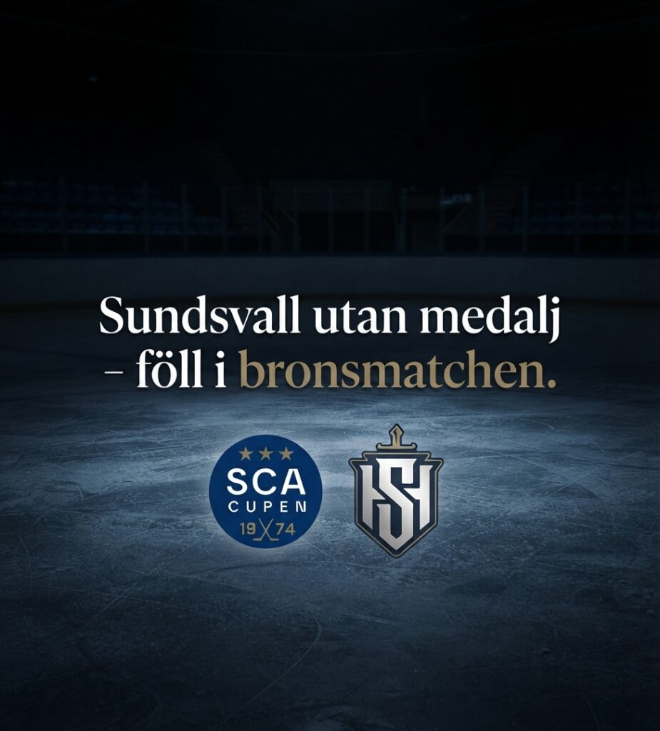 Sundsvall utan medalj – föll i bronsmatchen