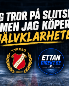 ”Jag tror på slutspel, men jag köper inte självklarheten