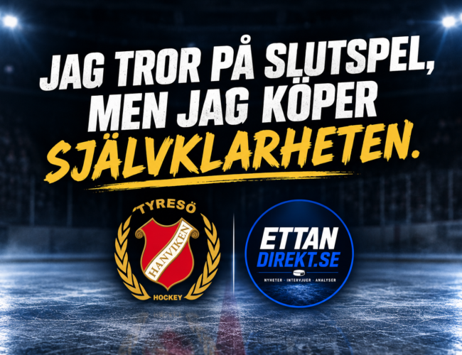 ”Jag tror på slutspel, men jag köper inte självklarheten