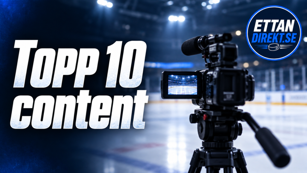 Topp 10: Hockeyettans klubbar som utmärker sig med eget innehåll