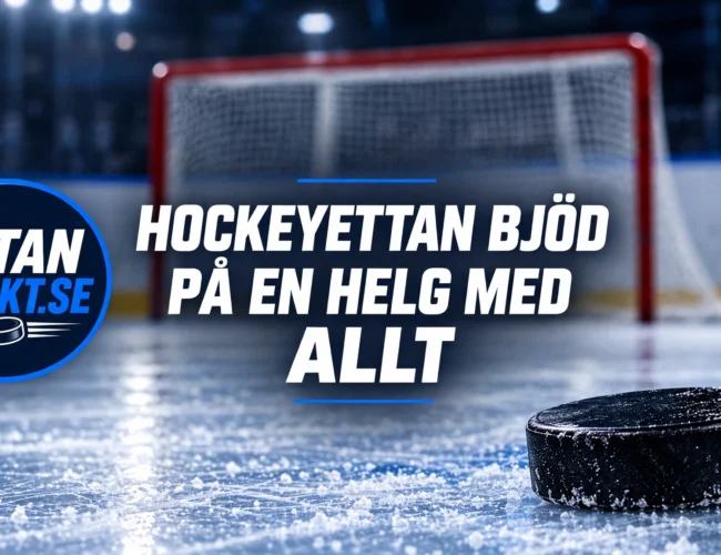 Hockeyettan bjöd på en helg med allt – målfester, skrällar och sena avgöranden