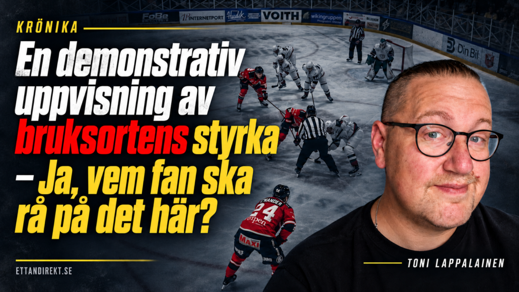 ”Hudik har något som hockeyn håller på att tappa”