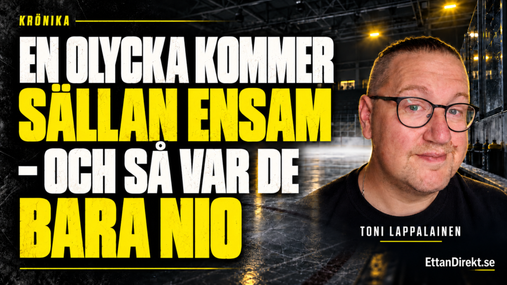 ”En olycka kommer sällan ensam – och så var de bara nio”