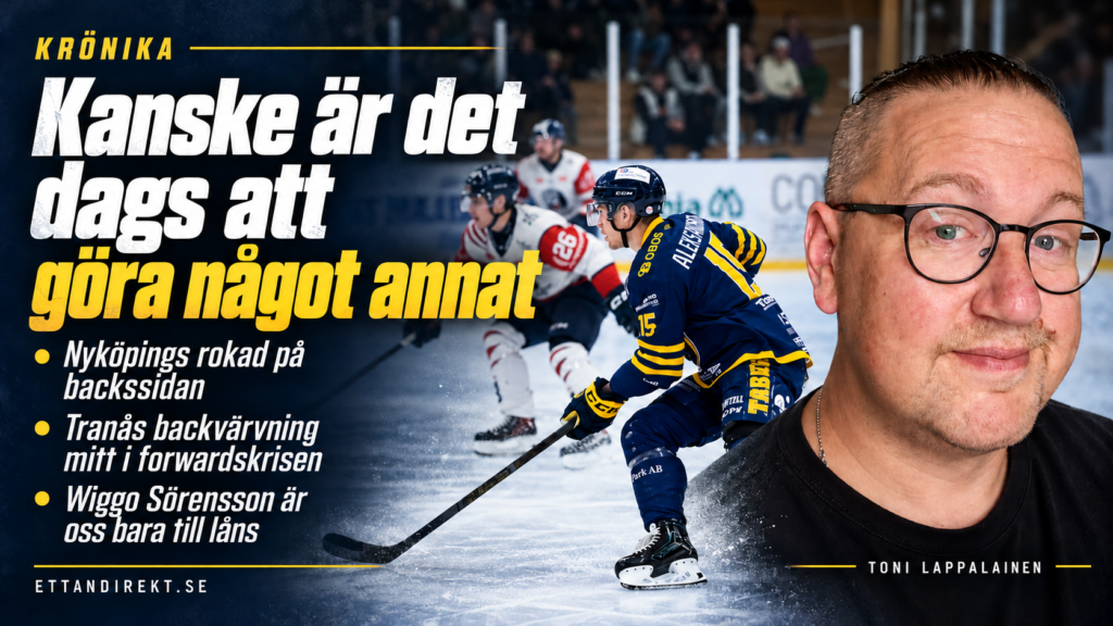 ”Kanske är det dags att göra något annat”